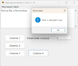 Operacje na tekstach. Część 1